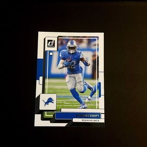 D'Andre Swift: Detroit Lions, Running Back 2022 Panini Donruss Football #89